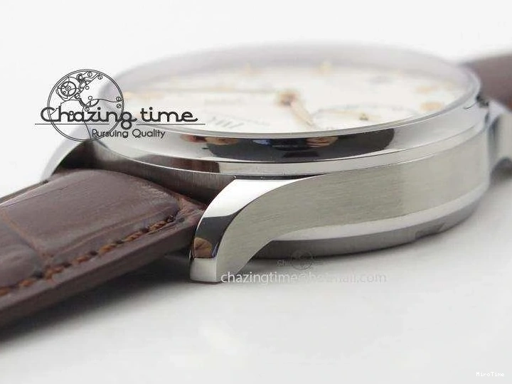 MIROTIME 1228 MoistureWicking Portuguese Real PR IW500704 ZF 1:1 Best Edition On Brown Leather Strap A52010 V 7311